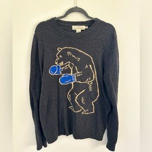 H&M Boxing Bear Grey Sweater